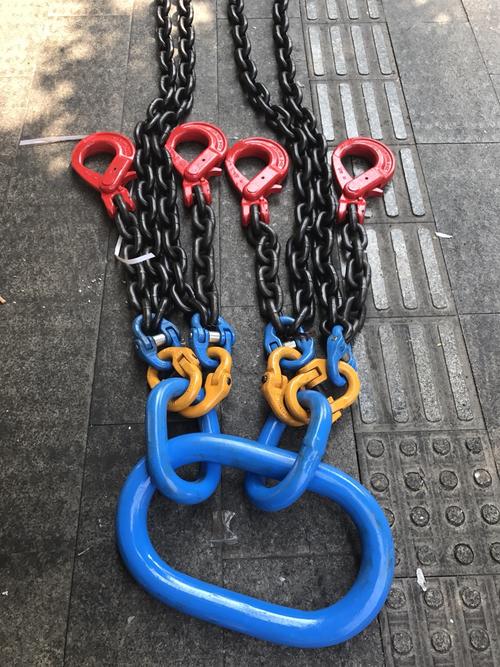 定制g80起重链条吊索具单腿双腿四腿,链条吊具起重吊链吊具吊钩