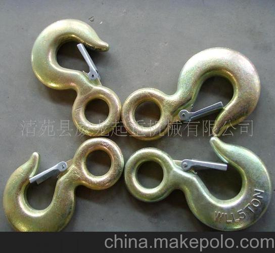 5吨起重索具环眼吊钩 环眼钩 镀锌钩子